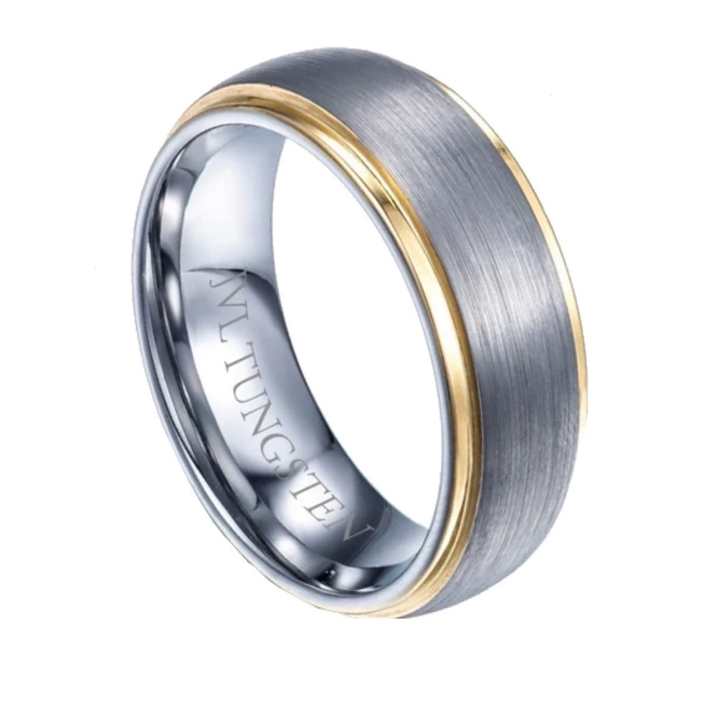 JVL Men's Tungsten Wedding Band